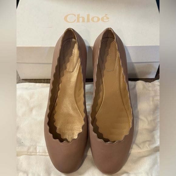 CHLOE Lauren Ballerina Flats in Pink Tea (Size 38) - Picture 2 of 12